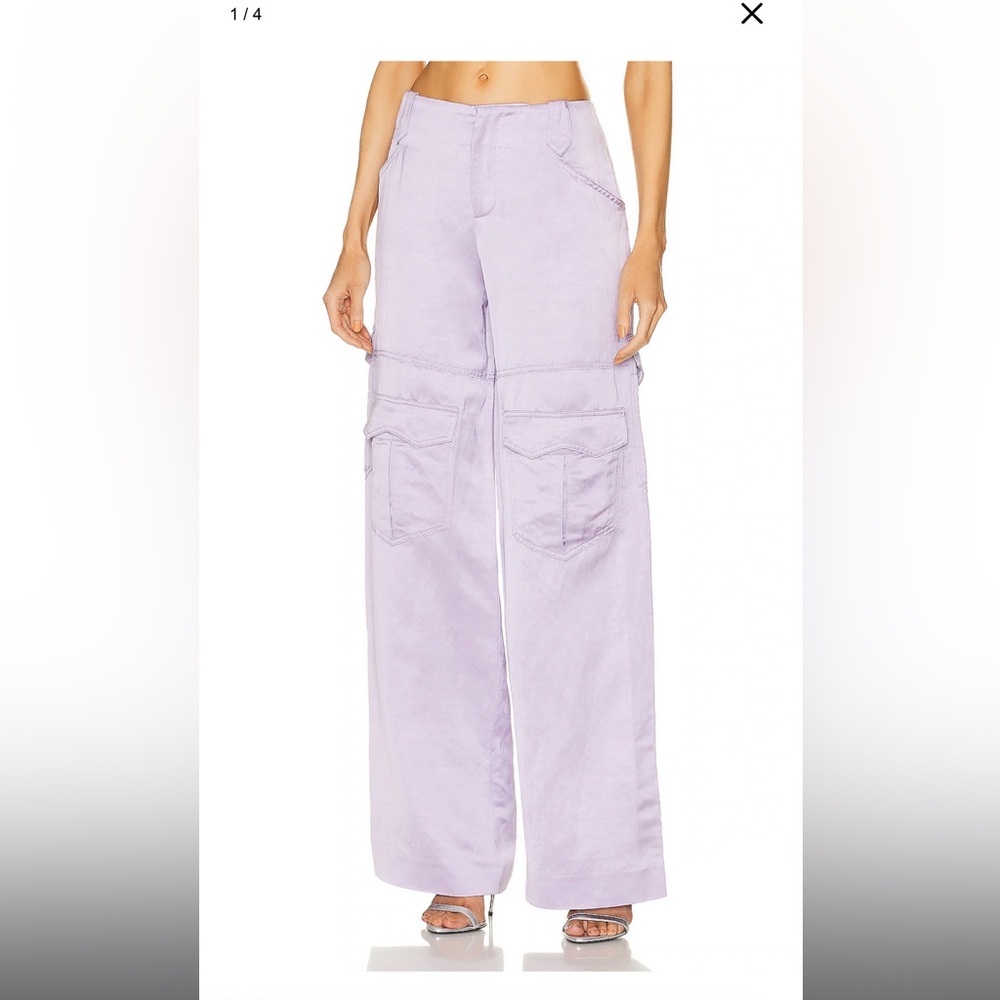 Tom Ford Purple Wide Leg Pants